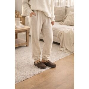 Haflinger Classic Grizzly Wool Clogs Women's Shoe Size 37 6 1/2 Granola Girl